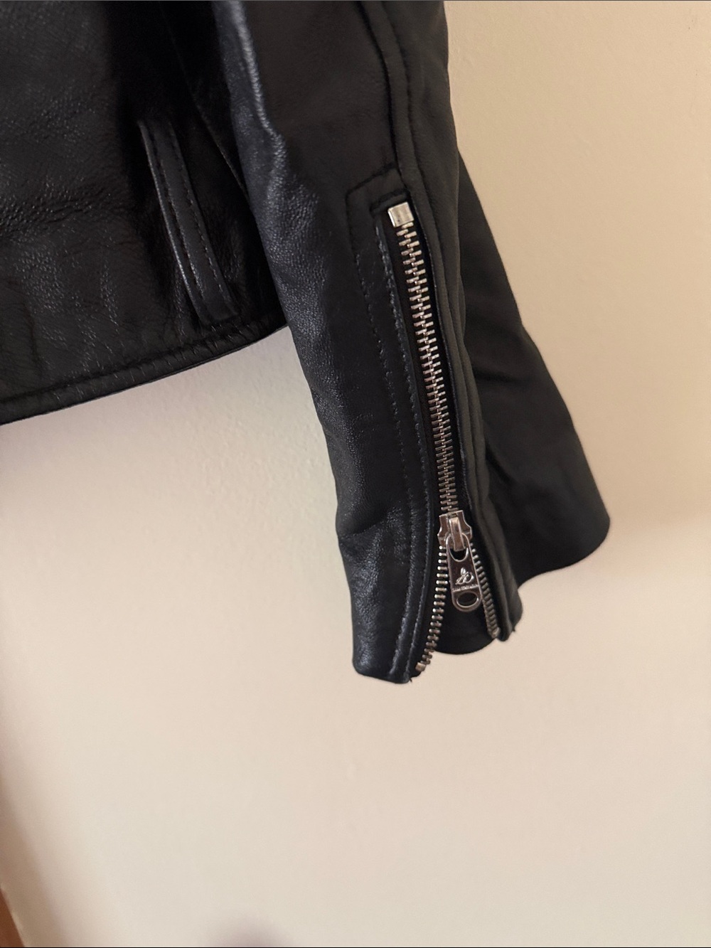 Sam Edelman Black 100% Lamb Leather Moto Biker Jacket Originally $598 - Picture 10 of 12
